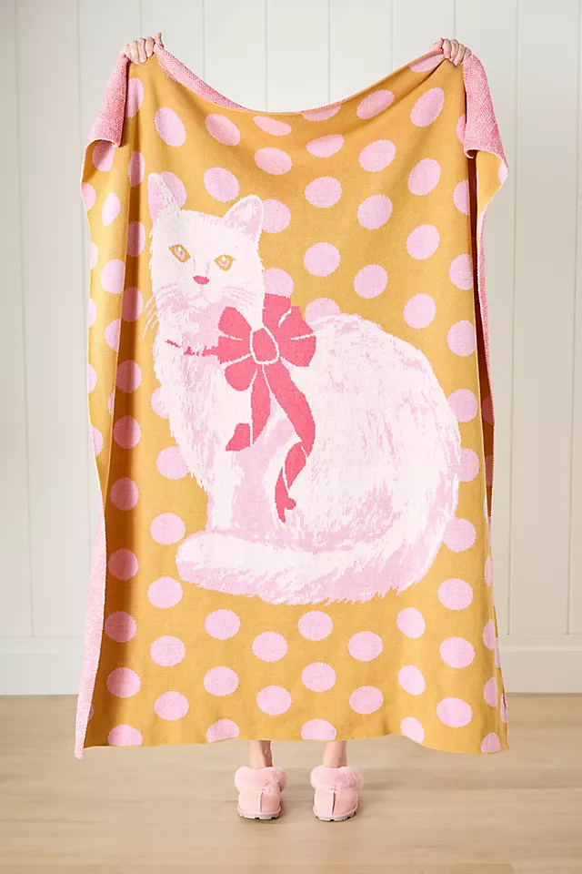 Bonnie Jacquard Knit Throw Blanket