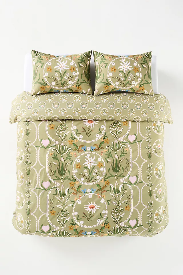 MINDTHEGAP Cotton Percale Printed Duvet​ Cover