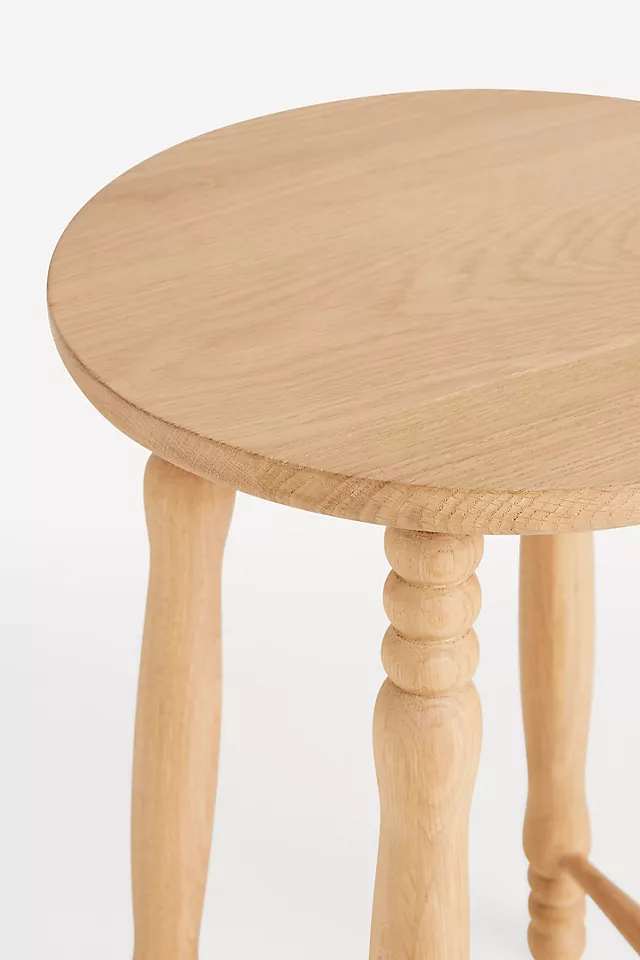 Pierre Turned Wood Counter Stool