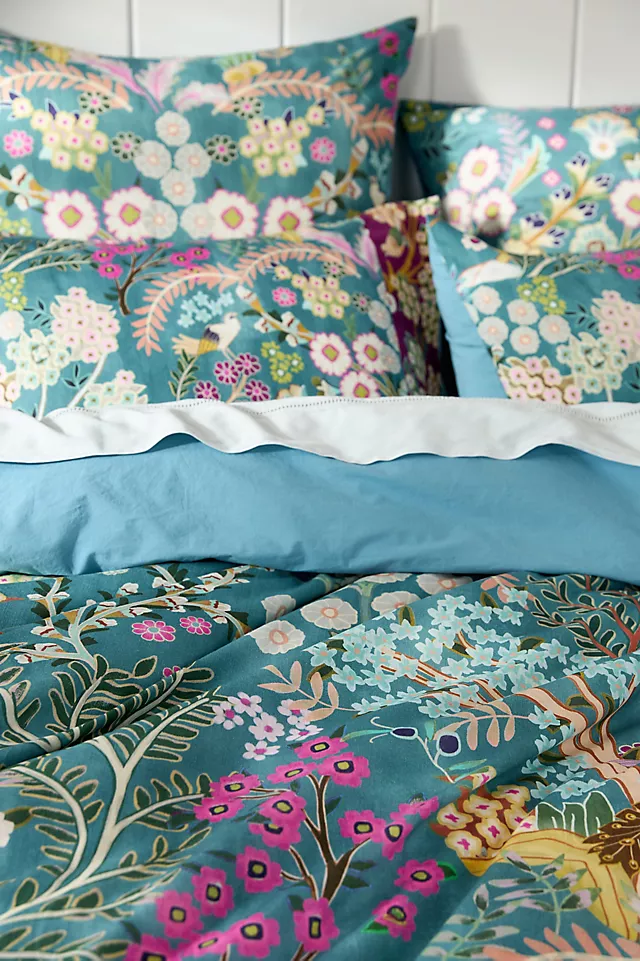 The Printed Cotton-Slub Duvet Collection