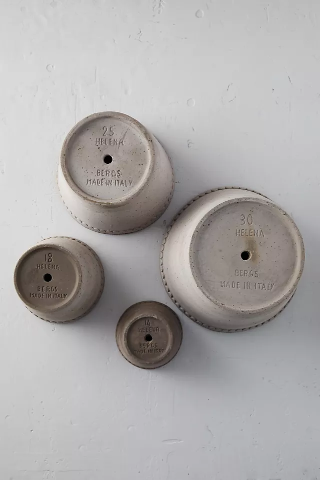 Bergs Helena Terracotta Pot + Saucer Set