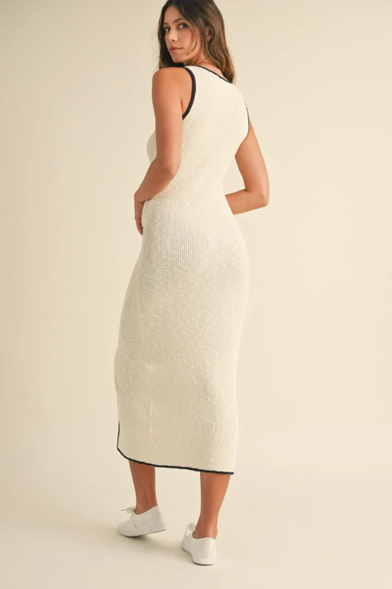 Lydia Sleeveless Knit Midi Dress
