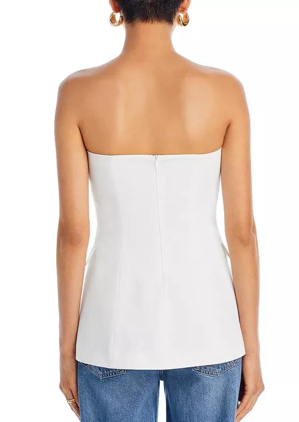 Sutton Strapless Button Up Corset Tube Top