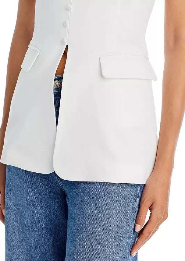 Sutton Strapless Button Up Corset Tube Top