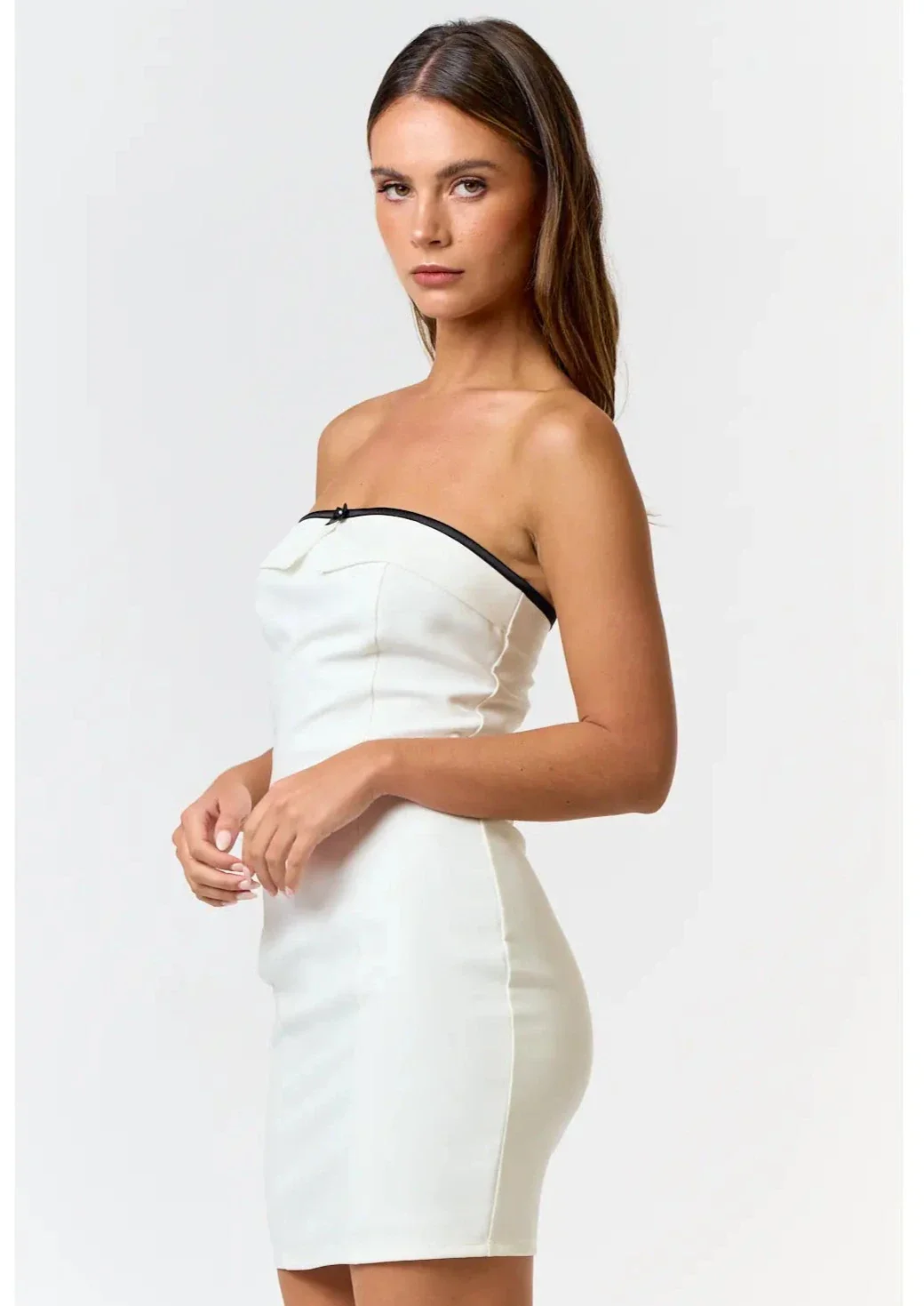 Scarlett Bow Detail Mini Tube Dress