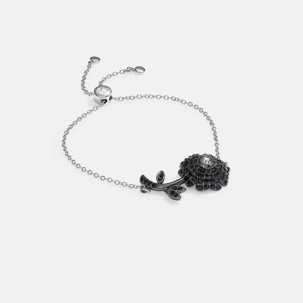 Sparkling Daisy Slider Bracelet