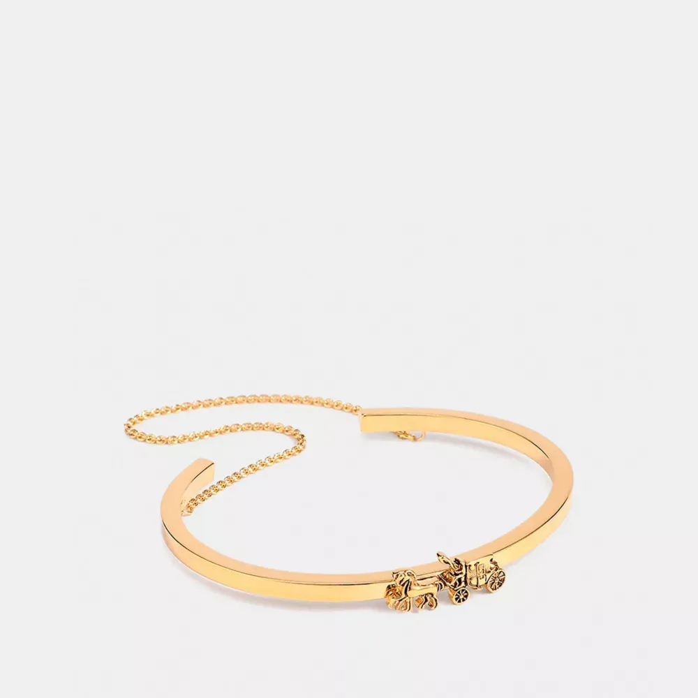 Horse And Carriage Double Chain Cuff