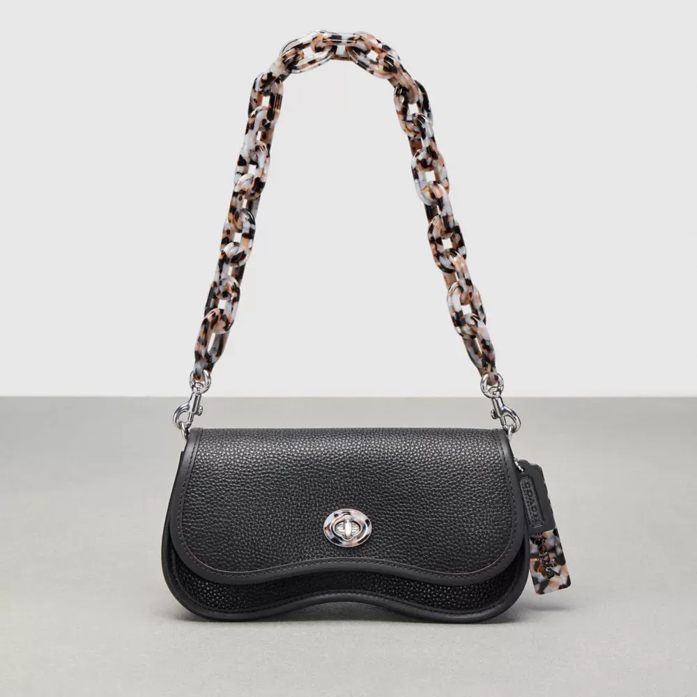 Wavy Dinky Bag With Crossbody Strap