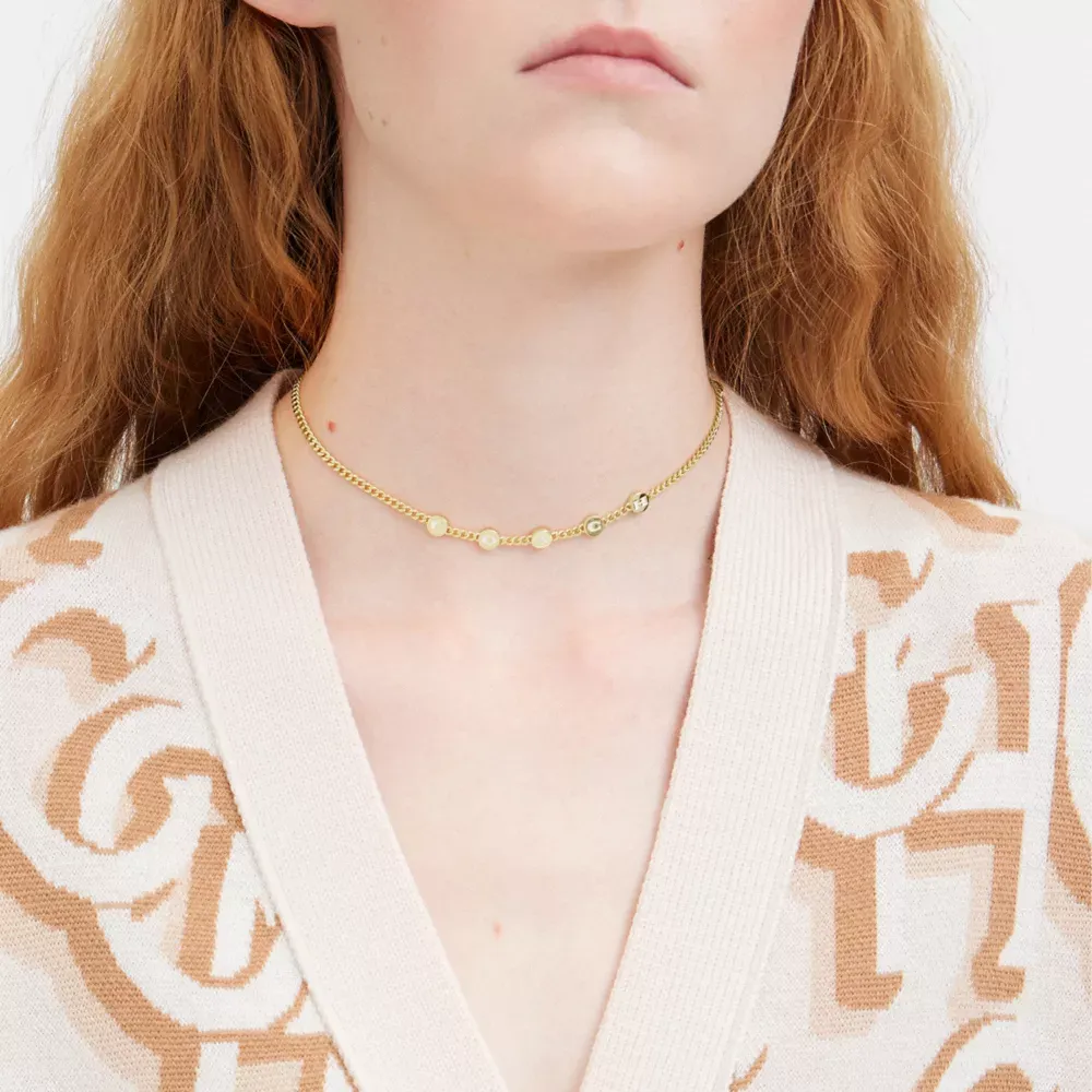 Enamel Necklace