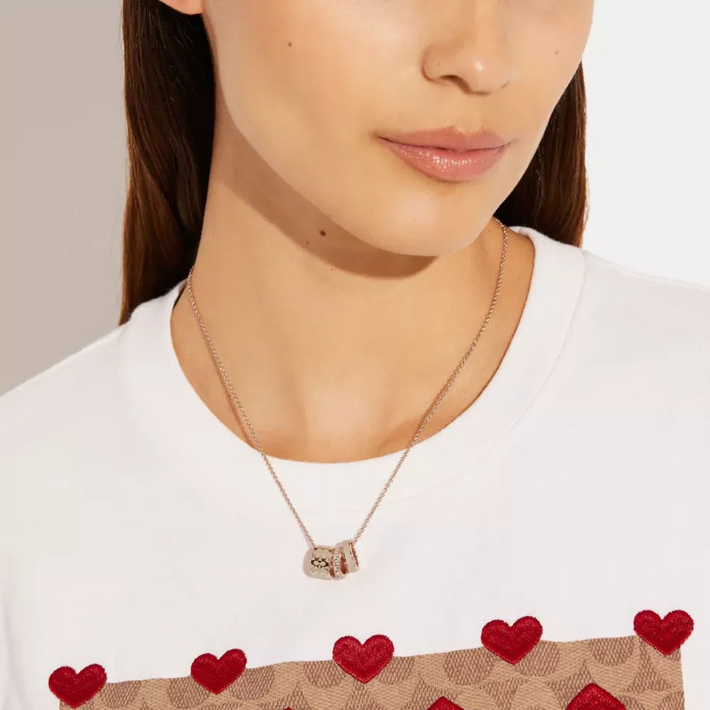 Signature Enamel Necklace