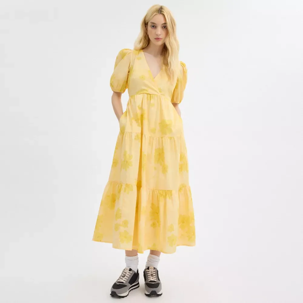 Long Cotton Floral Dress