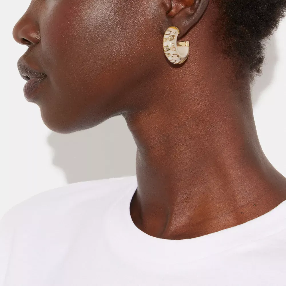 Signature Chunky Hoop Earrings