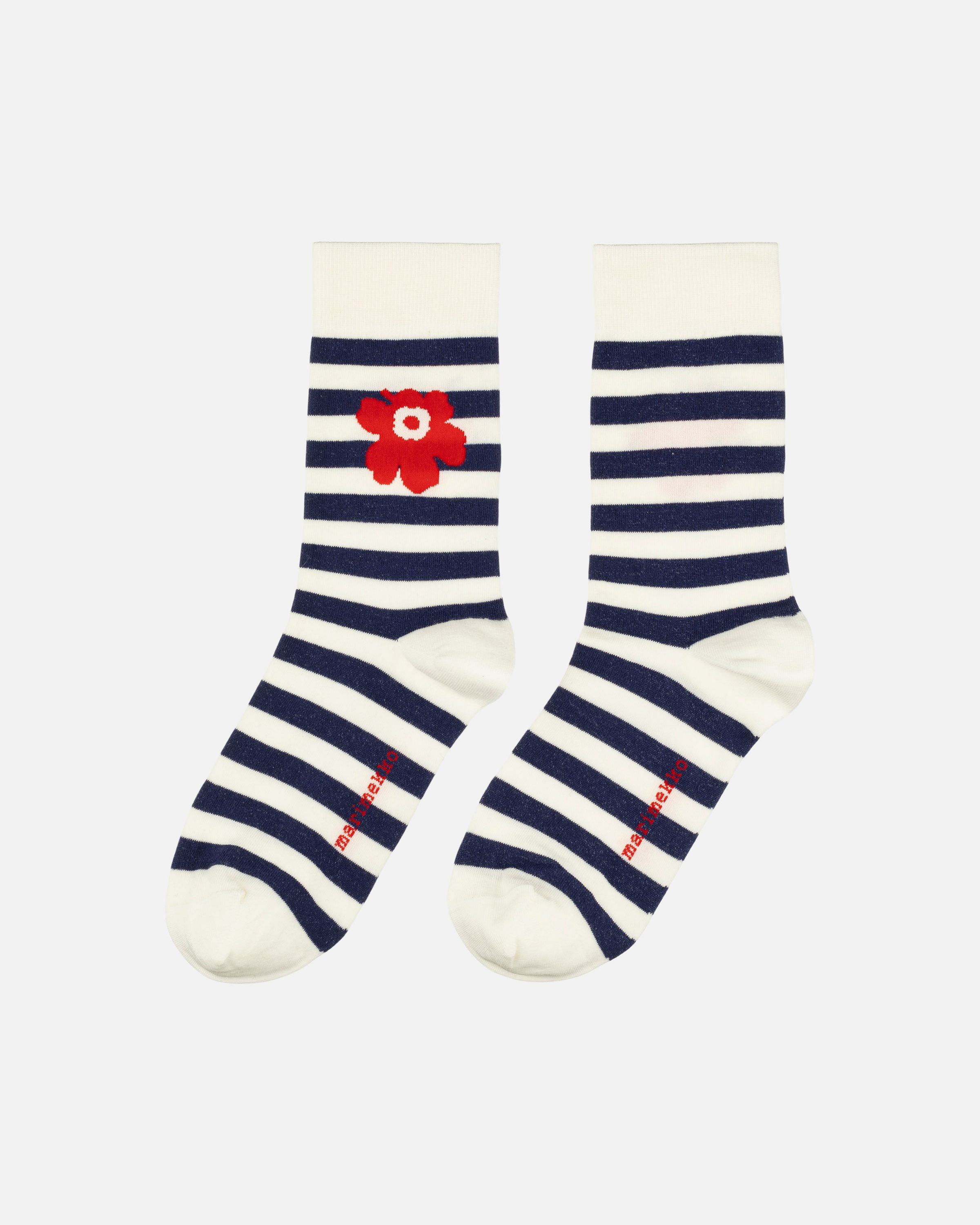 Kasvaa Tasaraita Unikko One Socks