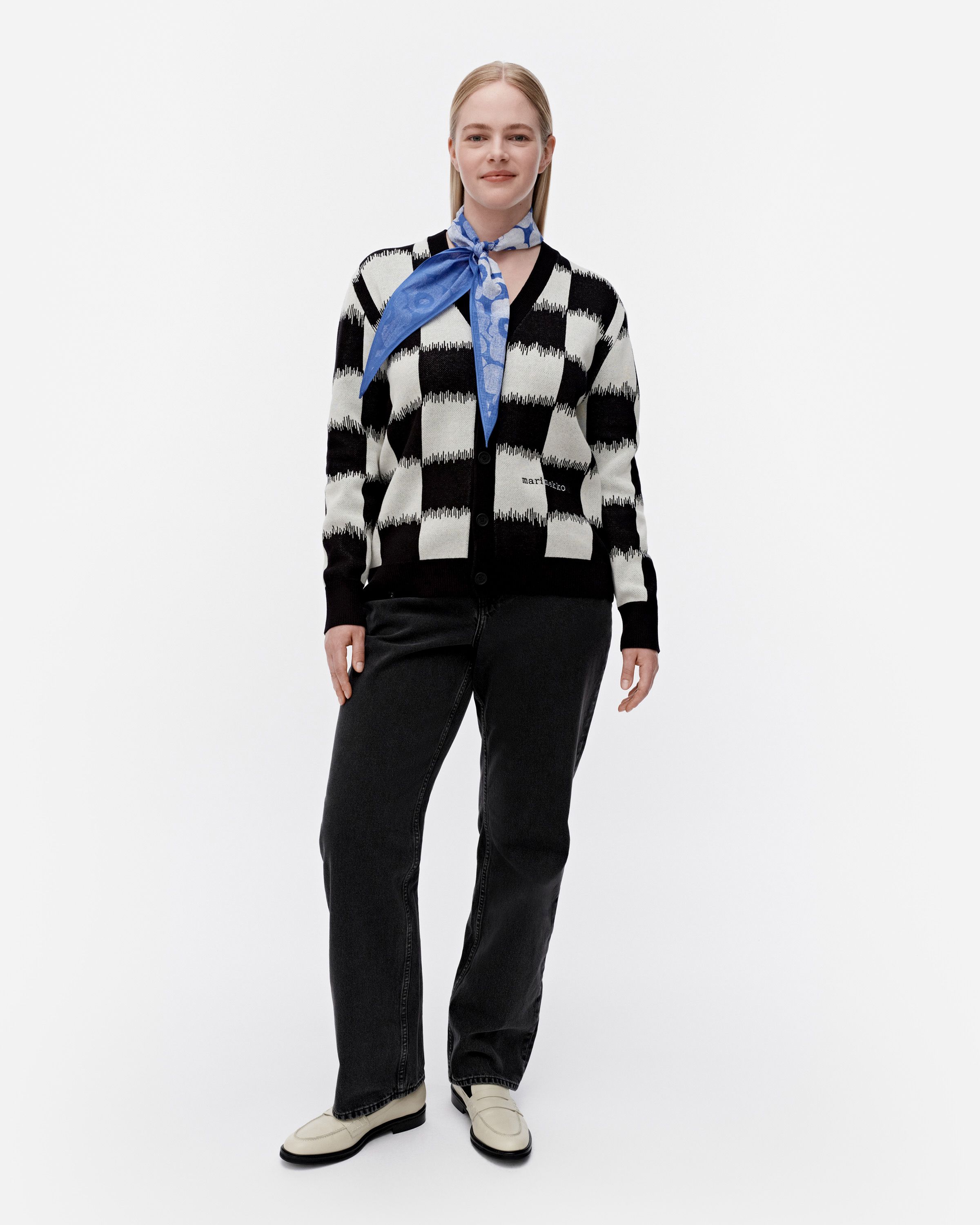 Suuruus Jäkälä Kioski knitted cardigan