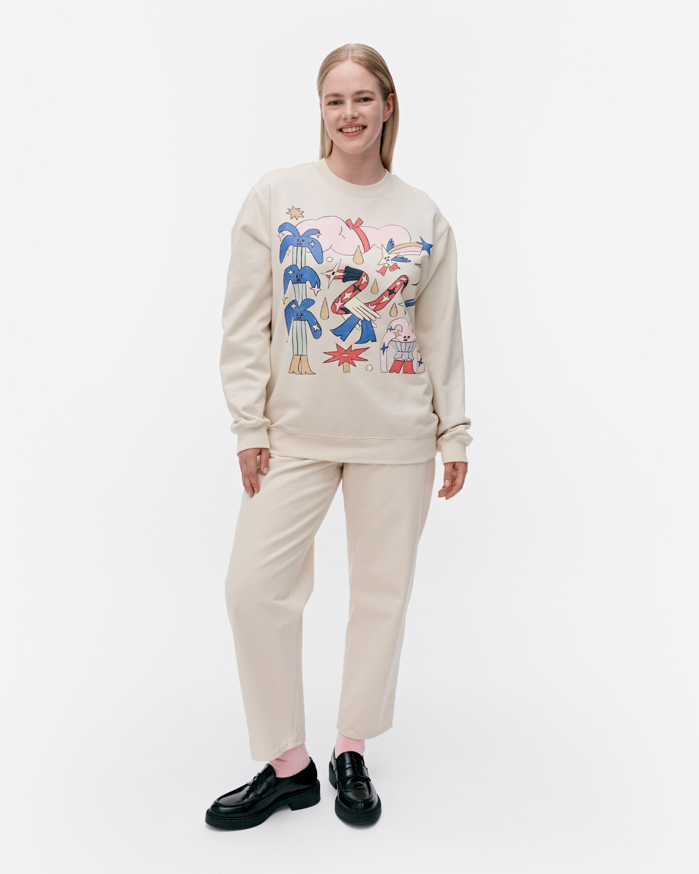 Loisto Aureate Glow placement Kioski sweatshirt