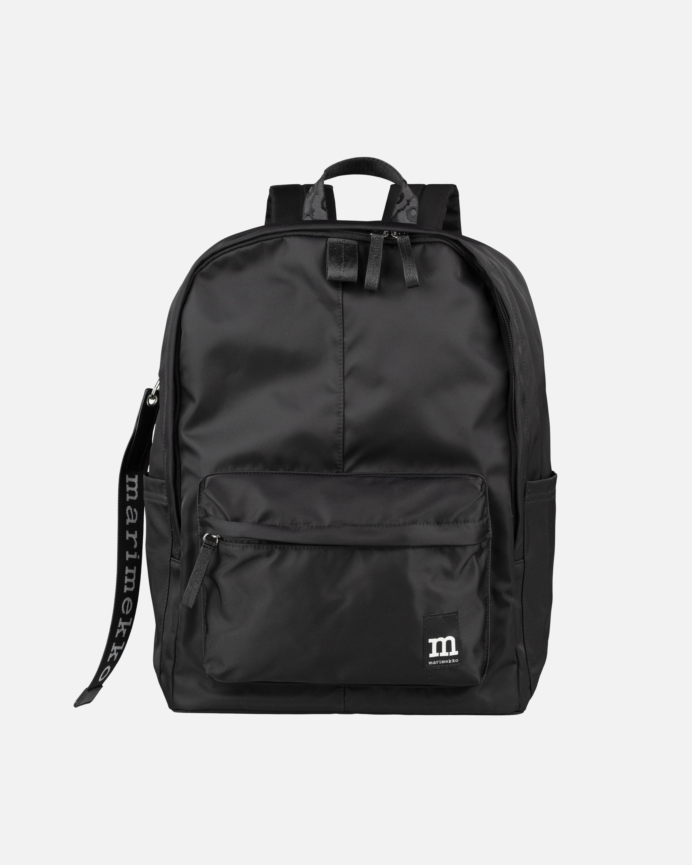 Zip Top Backpack Solid