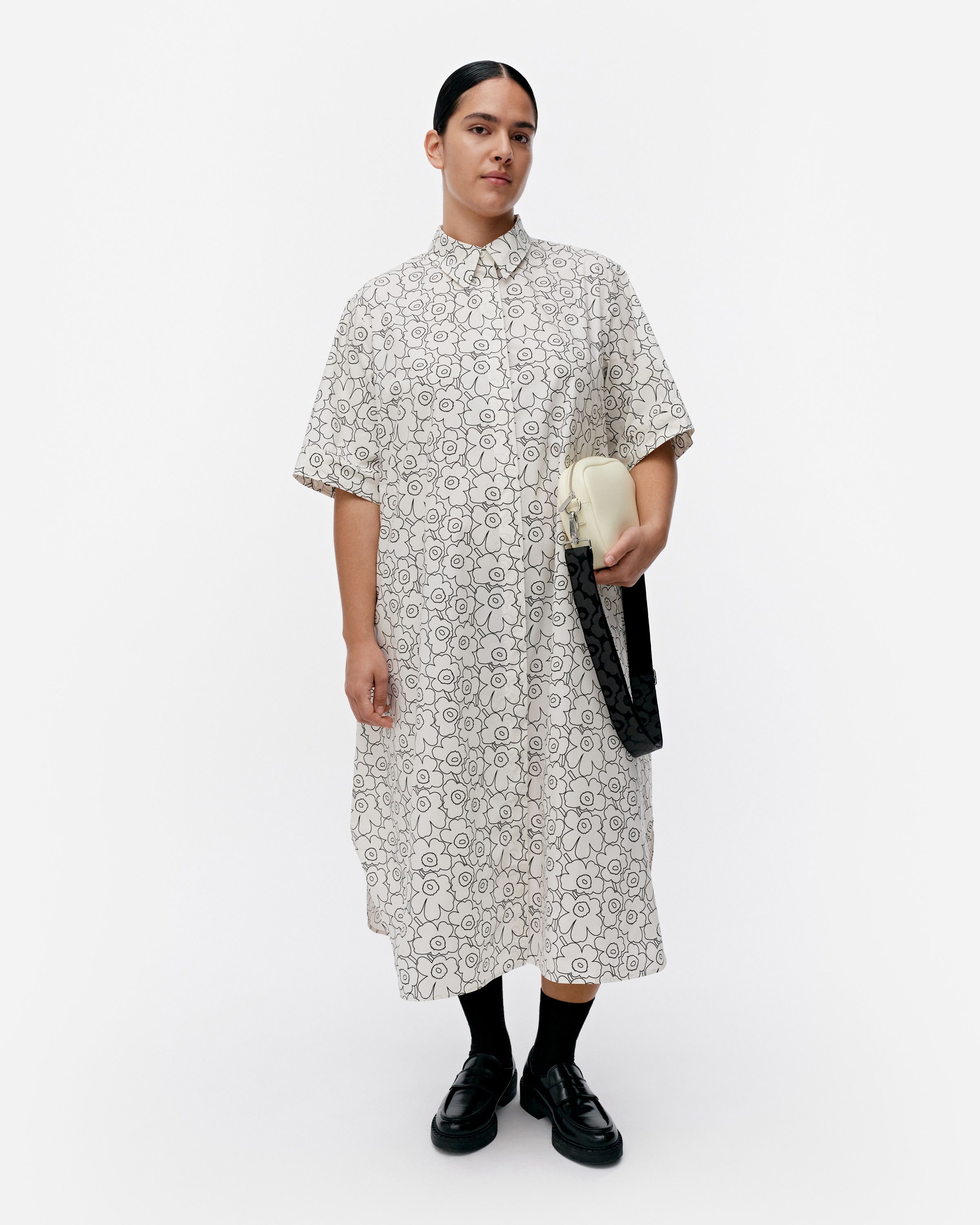Popliini Piirto Unikko Dress