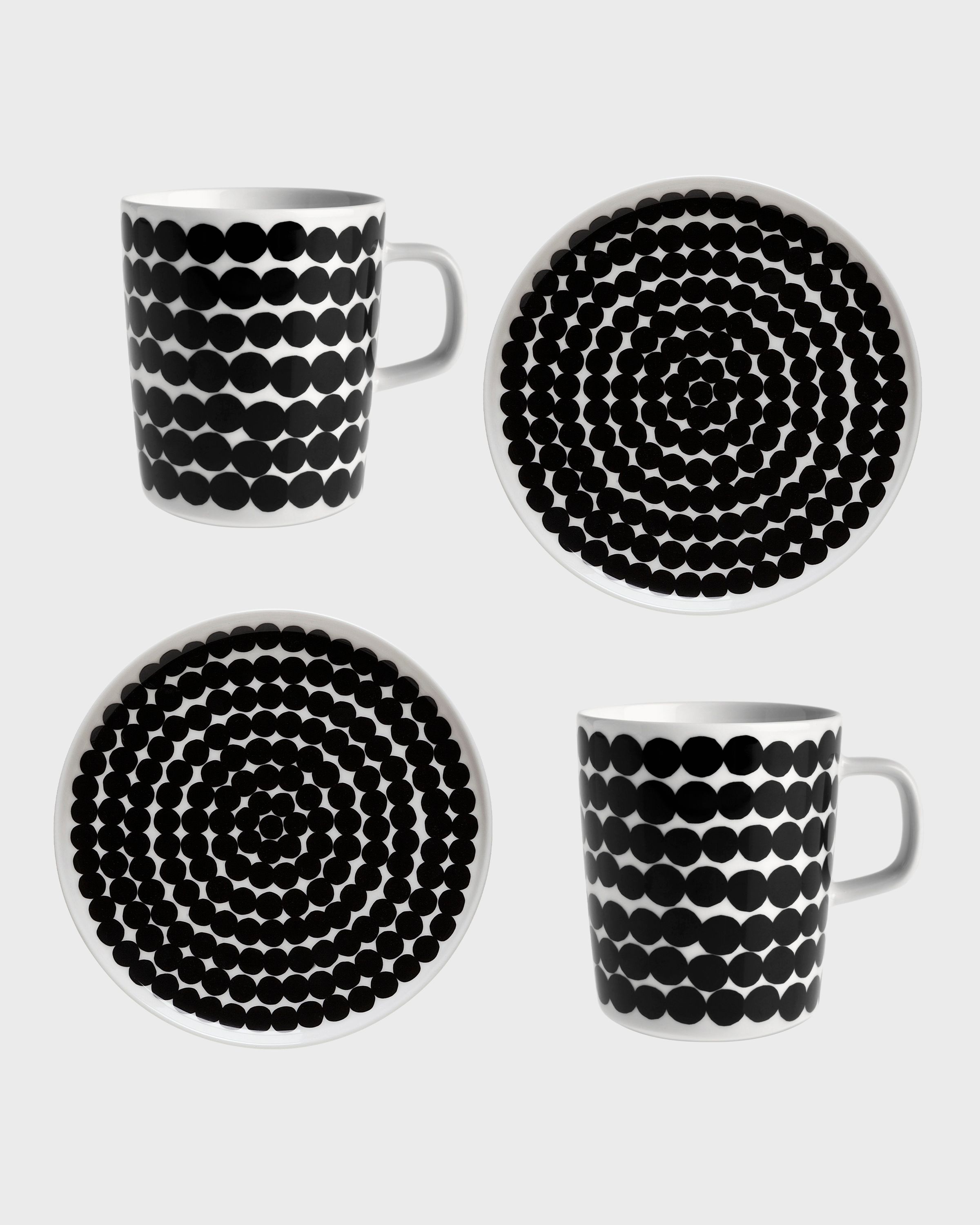 Oiva / Räsymatto Mug and plate set