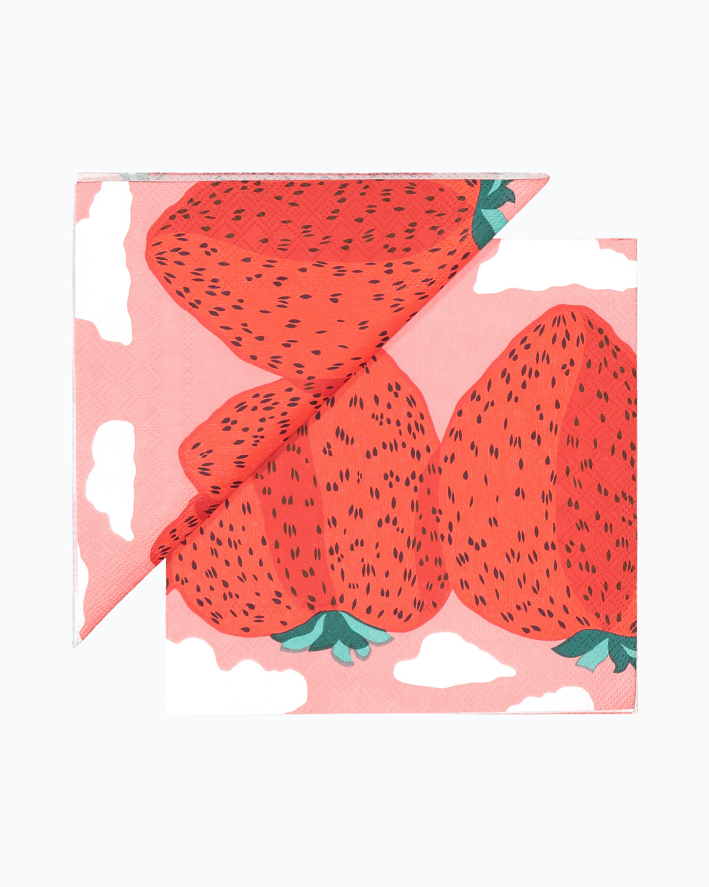 Mansikkavuoret Paper napkin 33x33 cm