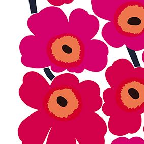 Pieni Unikko Cotton fabric
