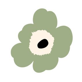 Unikko Bath mat 73x74 cm