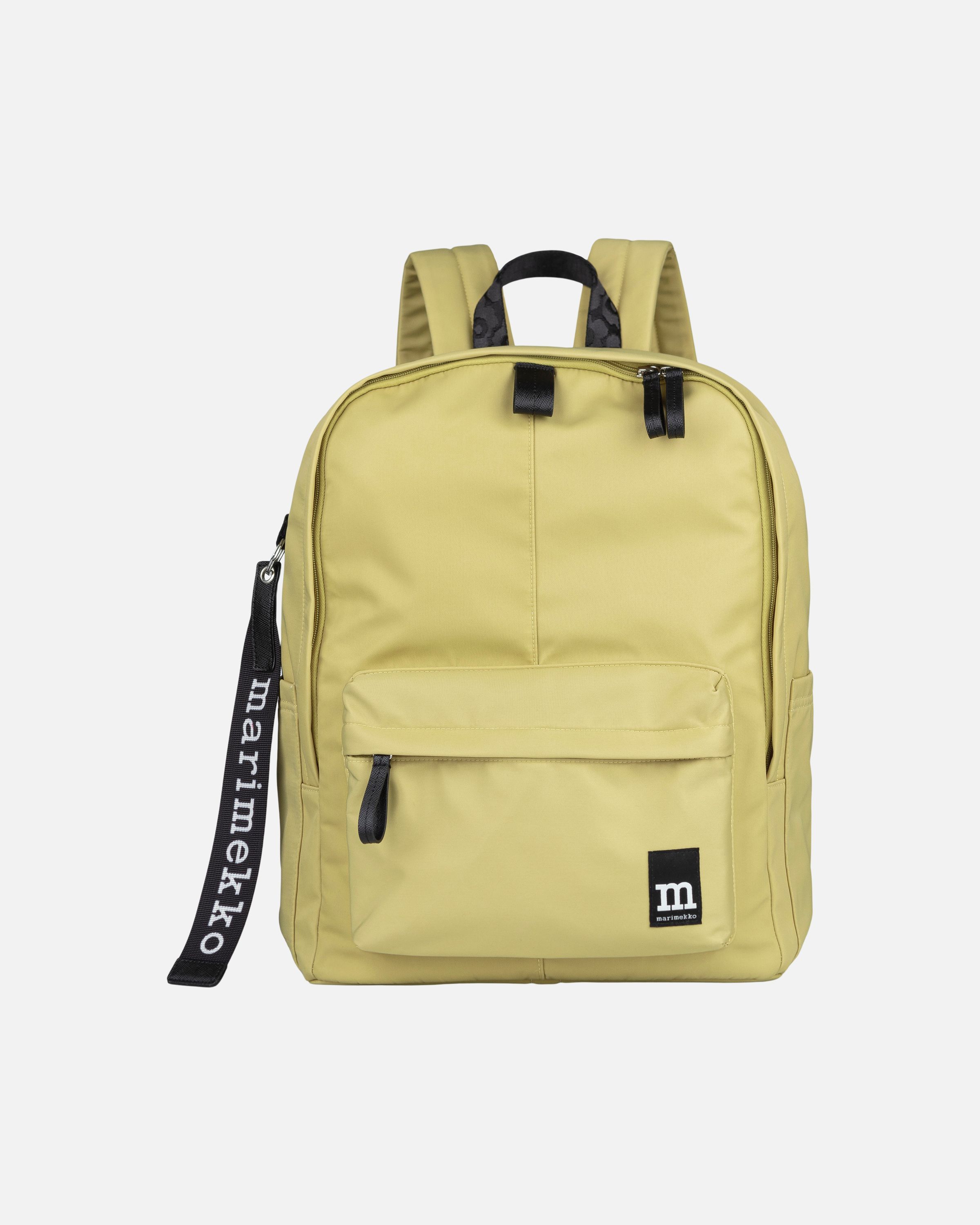 Zip Top Backpack Solid