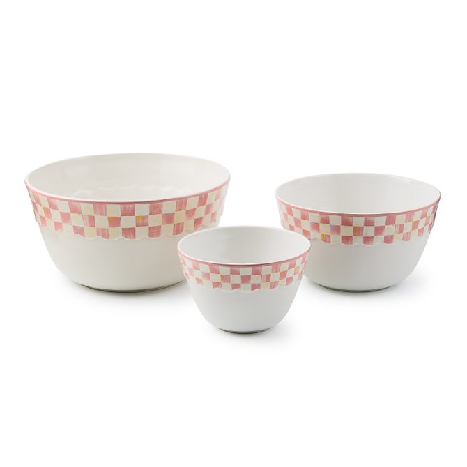 Courtly Check Everyday Mixing Bowls, Set of 3