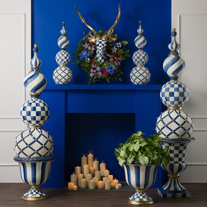 Royal Stripe Urn