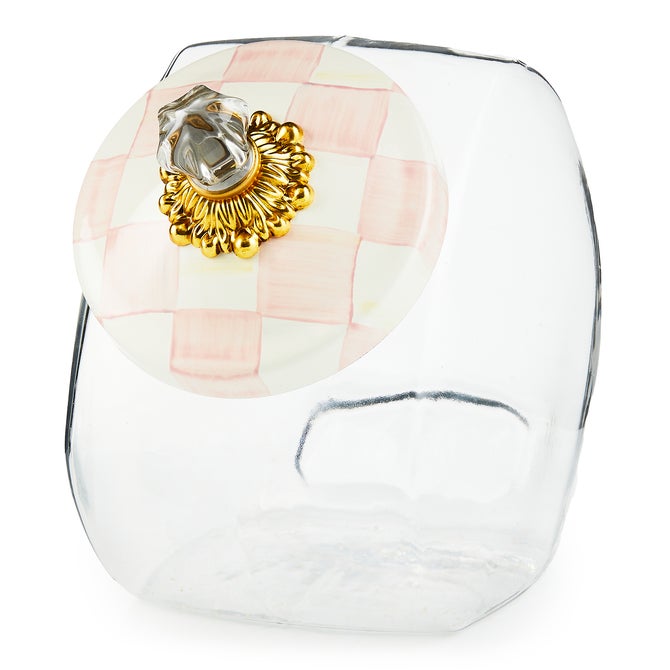 Cookie Jar with Courtly Check Lid
