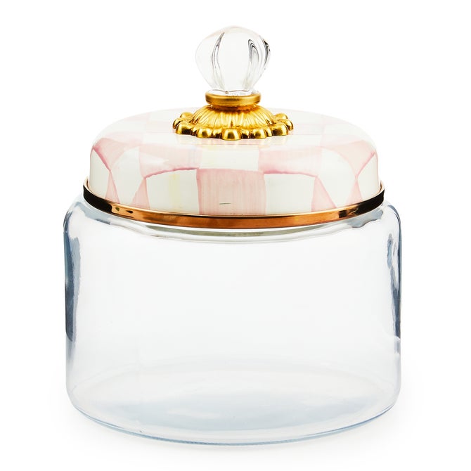 Rosy Check Small Kitchen Canister