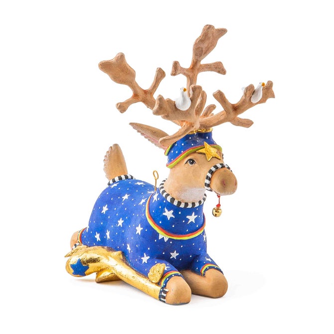 Patience Brewster Dash Away Sitting Reindeer