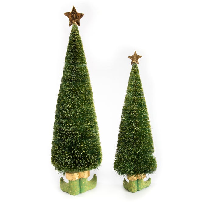 Patience Brewster Dash Away Sisal Elf Tree Figures