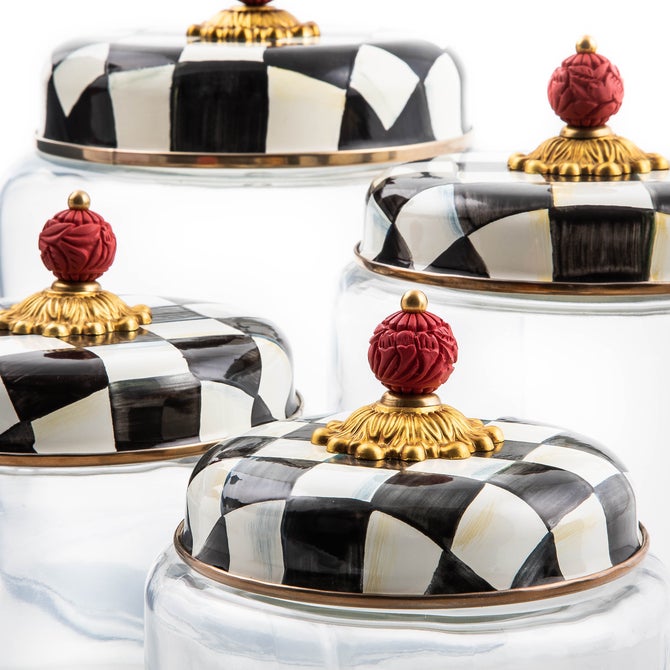 Courtly Check Kitchen Canisters