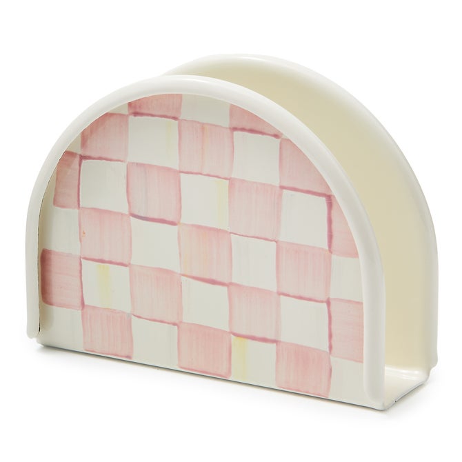 Sterling Check Napkin Holder