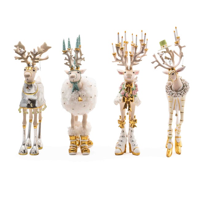 Patience Brewster Moonbeam Reindeer Figure Set-B