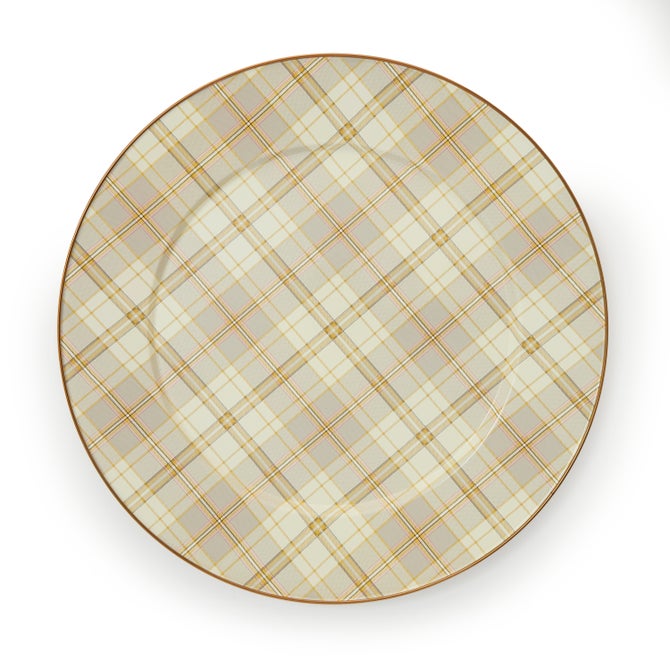 Tartan Green Serving Platter