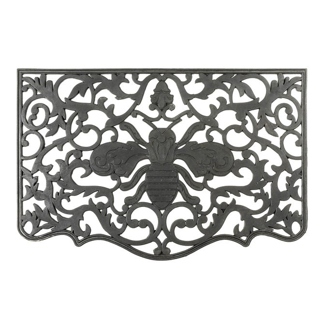 Queen Bee Rubber Double Door Mat