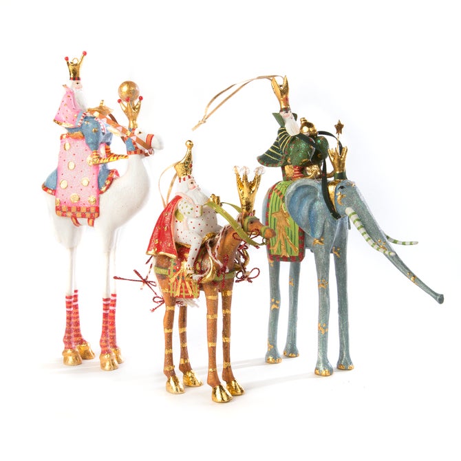 Patience Brewster Nativity Balthazar on Camel Ornament