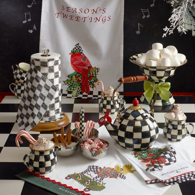 Courtly Check Whistling Tea Kettle