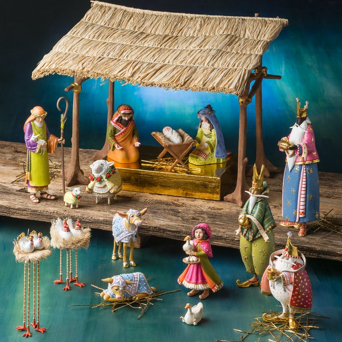 Patience Brewster Nativity Holy Family Figures