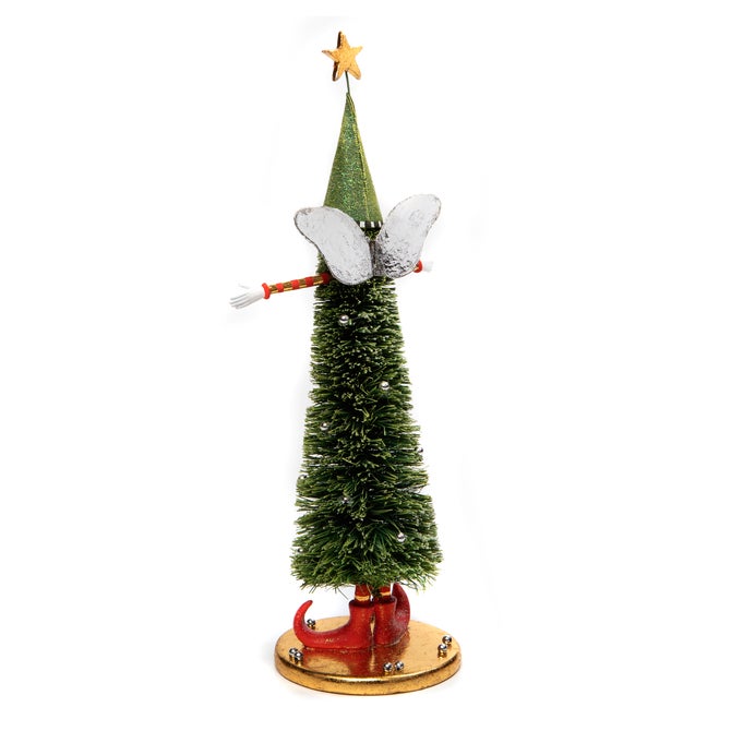 Patience Brewster Sisal Angel Tree Figures, Set of 2