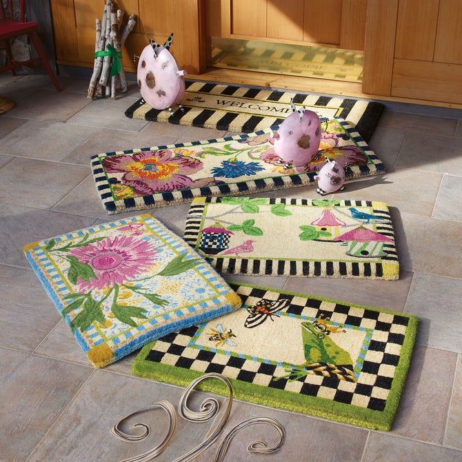 Flower Market Double Door Entrance Mat