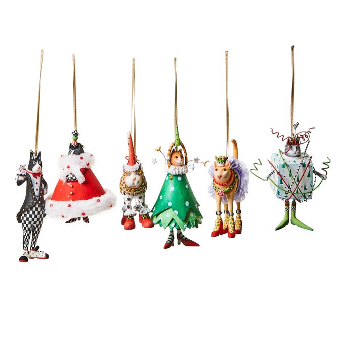 Patience Brewster Mini Dog Ornaments, Set of 6