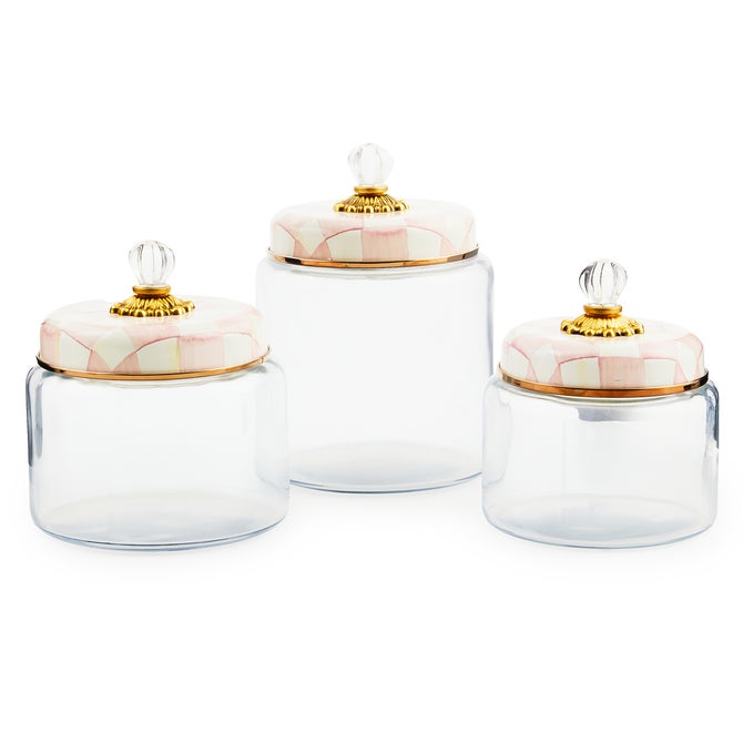 Rosy Check Small Kitchen Canister