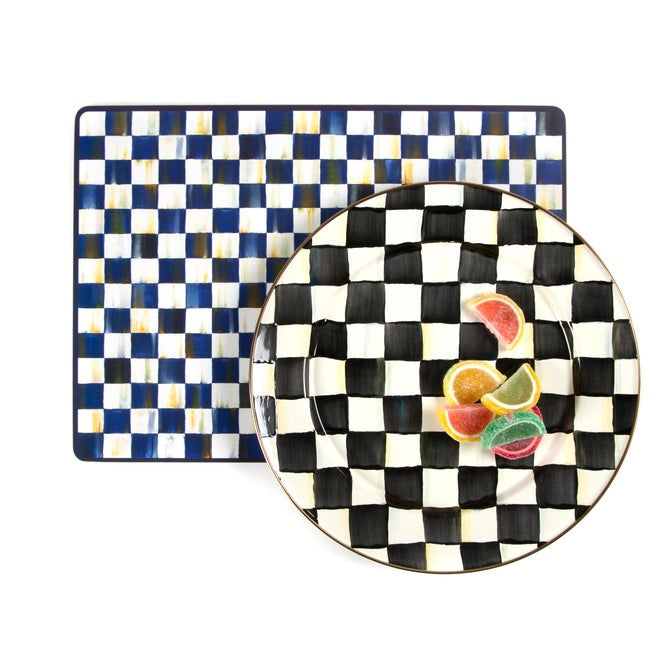 Royal Check Cork Back Placemats, Set of 4