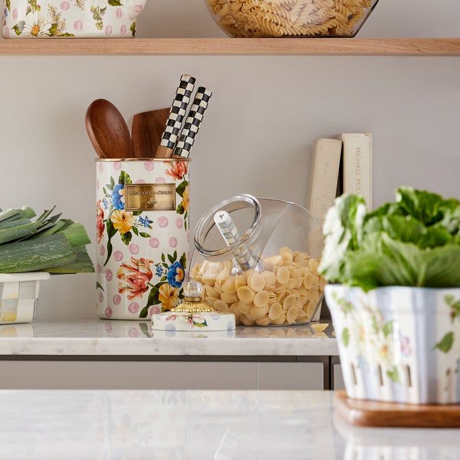 Sweets Jar with Royal English Garden Lid