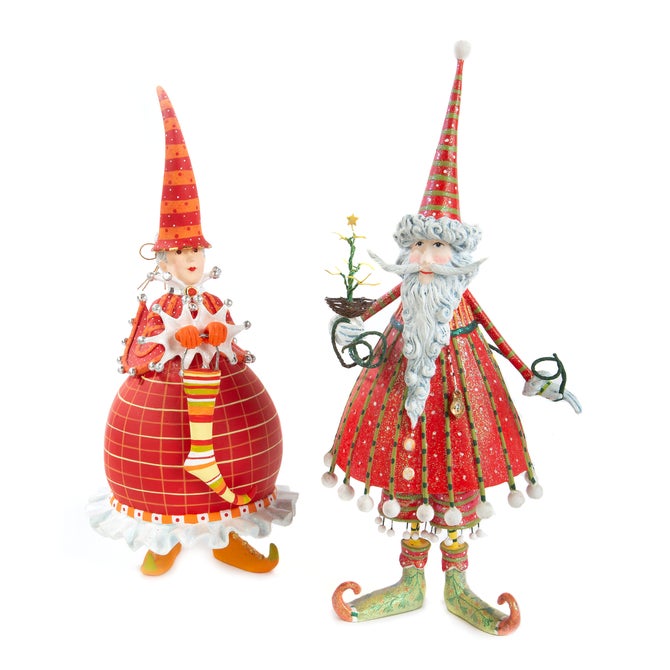 Patience Brewster Dash Away Red Mrs. Santa Figure