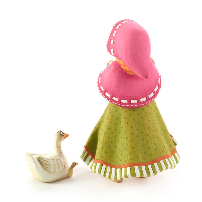 Patience Brewster Nativity Girl with Duck Figures