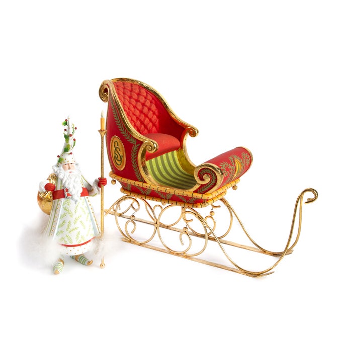 Patience Brewster Dash Away Candlelight Santa Figure