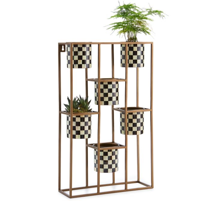 Courtly Check Large Hanging Plant Stand